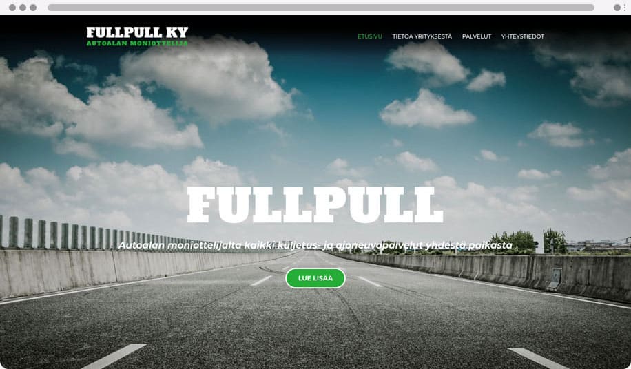 Fullpull - WordPress kotisivut yritykselle