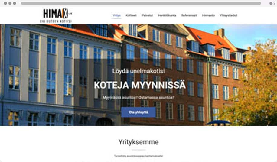 Himax LKV - WordPress kotisivut yritykselle