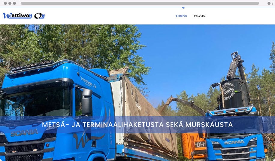 Wattiway - WordPress kotisivut yritykselle